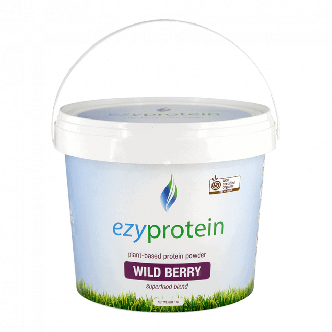 Ezyprotein Vegan Wild Berry Protein Powder & Superfood Blend, 800g