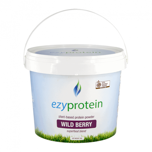 Ezyprotein Vegan Wild Berry Protein Powder & Superfood Blend, 800g