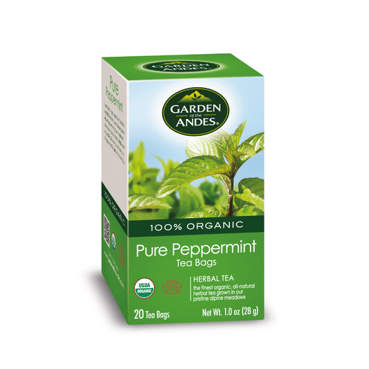 Garden of The Andes Organic Peppermint Teas - 20 bags